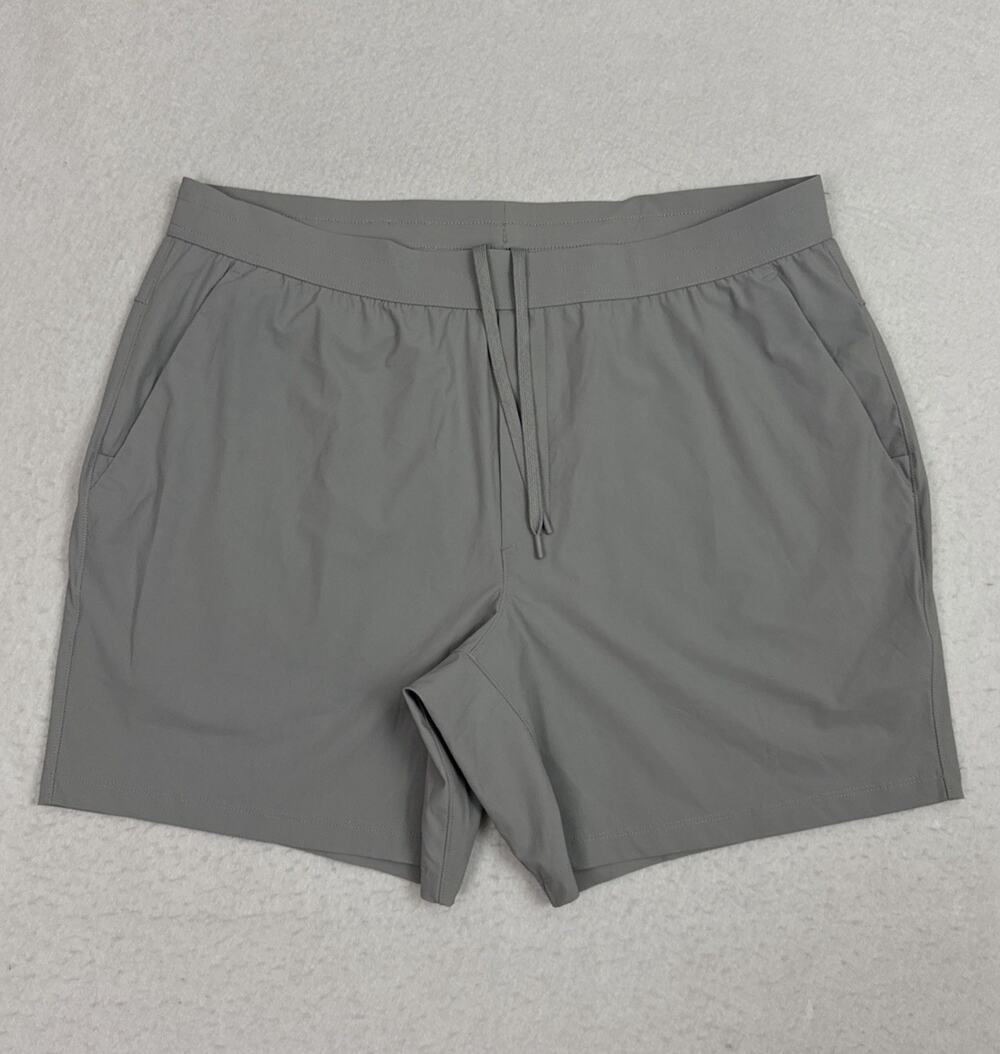 Ten Thousand Interval Shorts Mens XXL Gray 6 Inch Stretch Training Gym Athletic - Picture 1 of 9